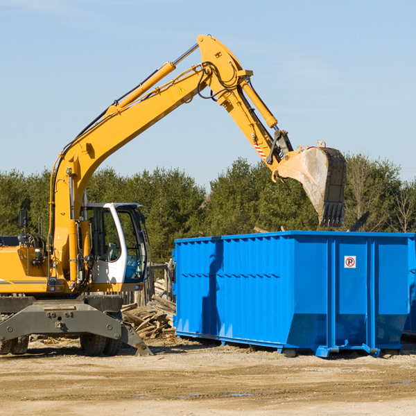 how many times can i have a residential dumpster rental emptied in Middletown